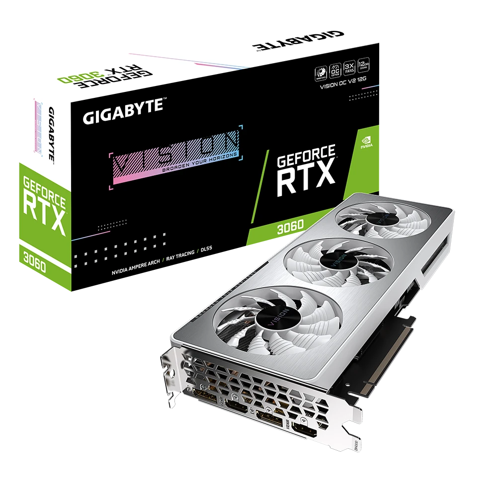 Gigabyte GeForce RTX 3060 VISION OC V2 12G